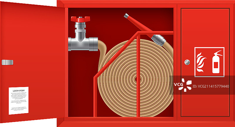 消防水带箱组合图片素材