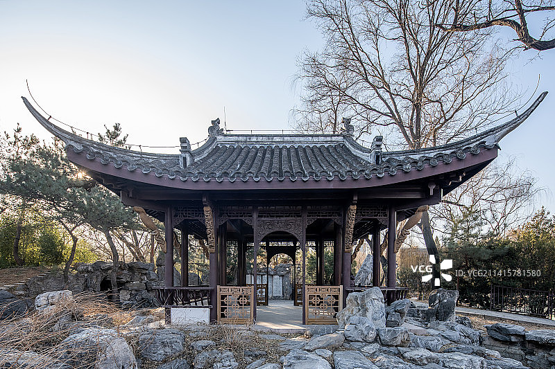 北京陶然亭公园醉翁亭图片素材