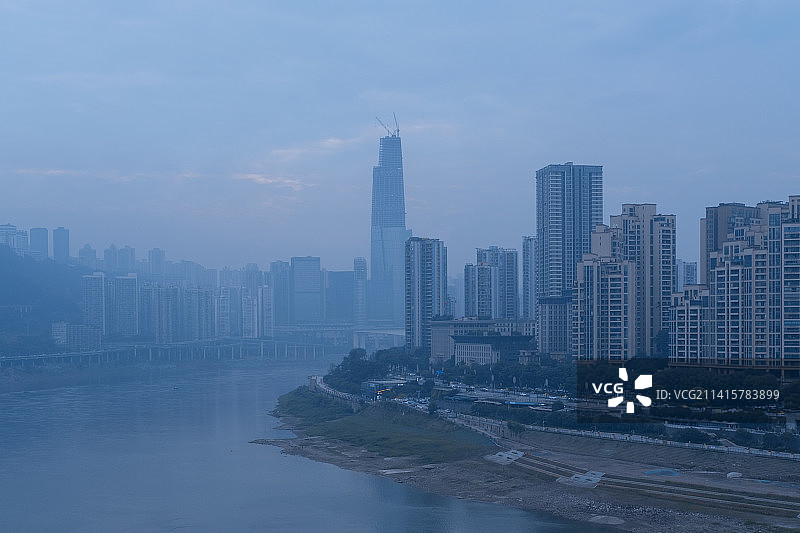 雾都重庆城市风光图片素材