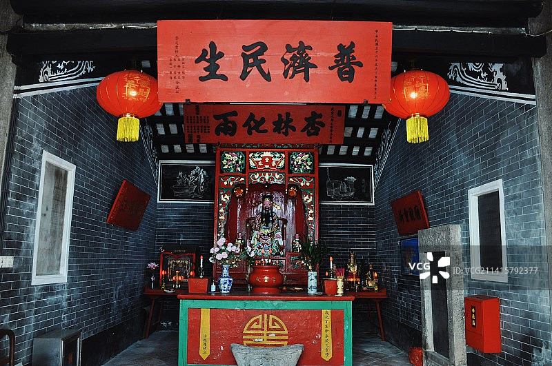 澳门沙梨头土地庙图片素材