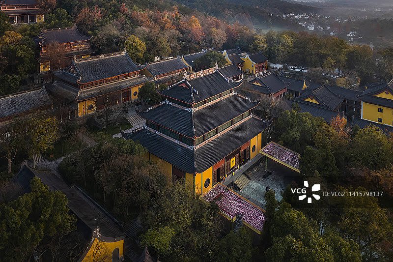 深秋灵隐寺图片素材