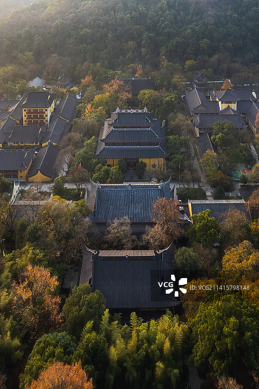 深秋灵隐寺图片素材