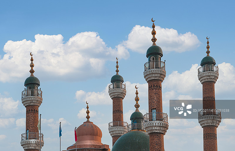 新疆国际大巴扎  伊斯兰建筑 乌鲁木齐图片素材