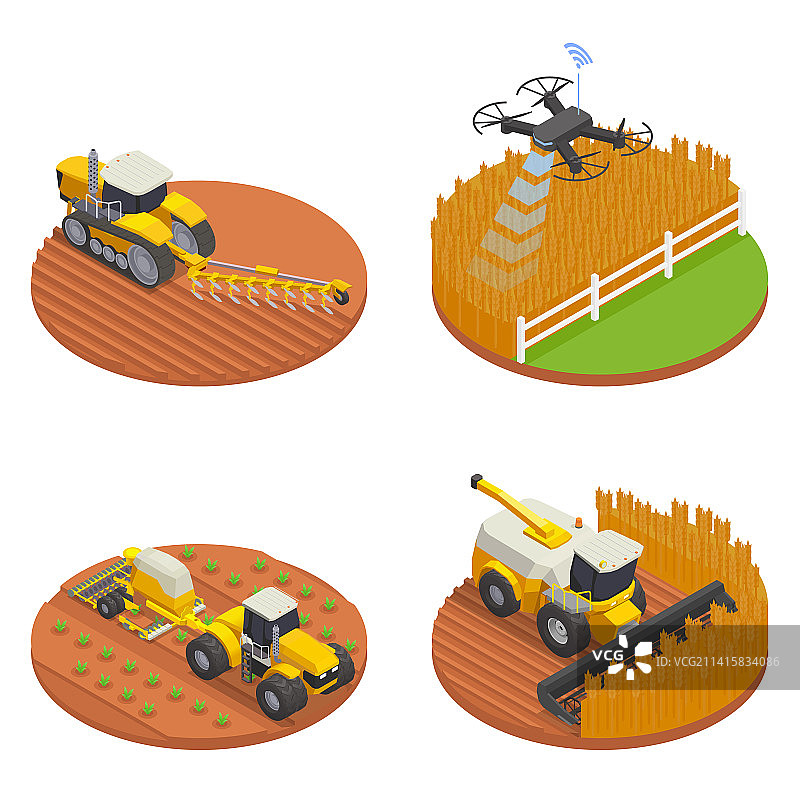 现代农业机械图片素材