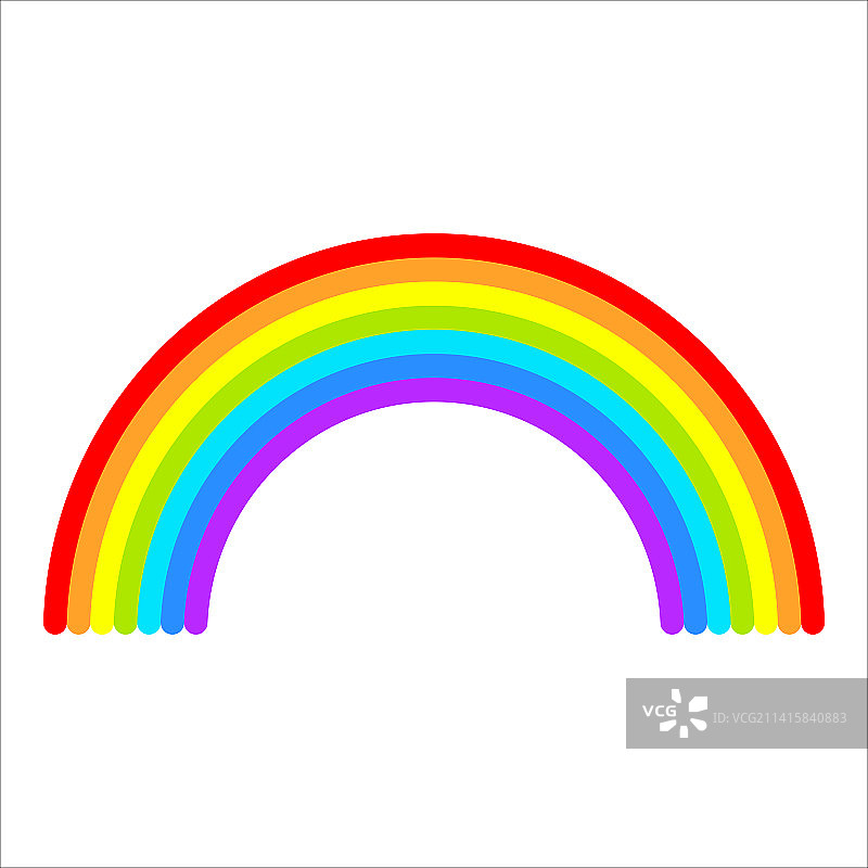 彩虹图标图片素材