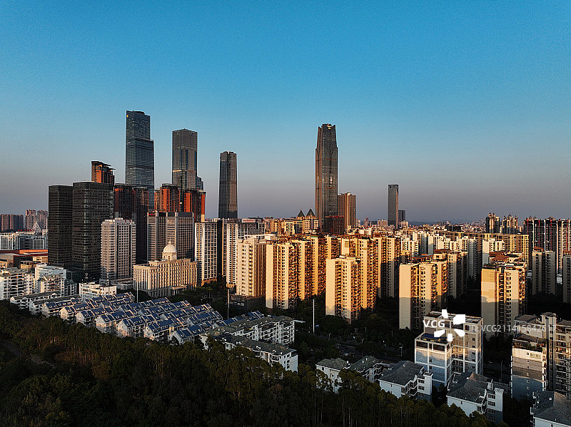 广西南宁凤岭东盟国际商务区图片素材