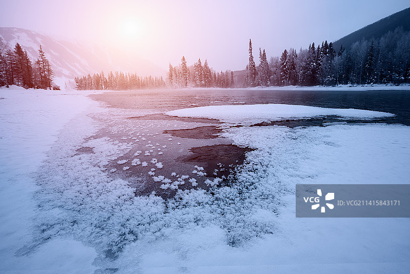 冬日暖阳图片素材