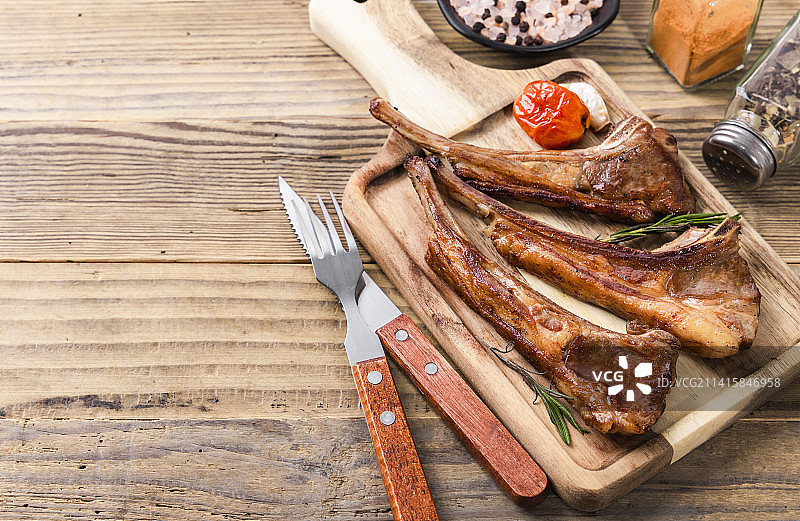 西餐美食战斧羊排图片素材