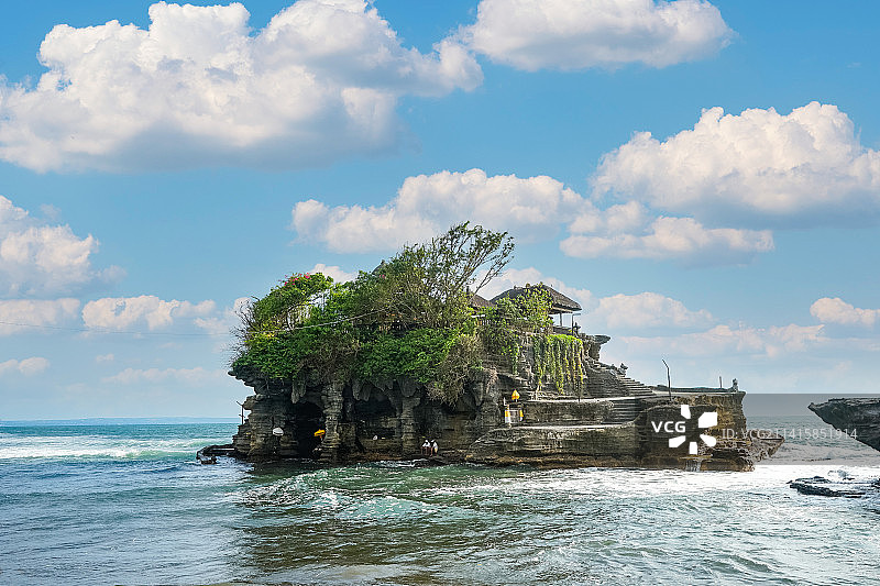 印尼巴厘岛著名景点海神庙风光（Tanah Lot）图片素材