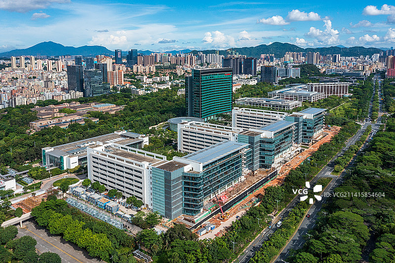 深圳华为坂田基地航拍图片素材