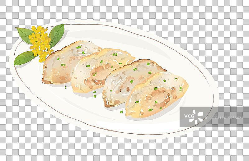 一盘饺子图片素材