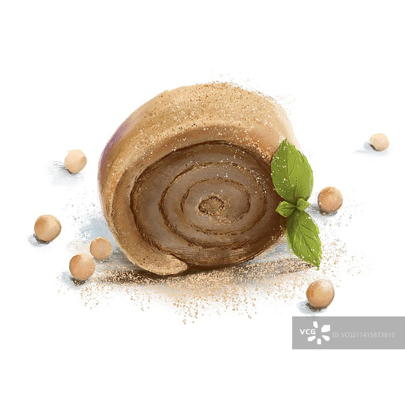 二十四节气——惊蛰 驴打滚图片素材