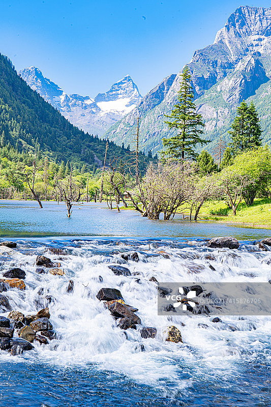 双桥沟撵鱼坝（Shuangqiao ditch banishing dam）图片素材