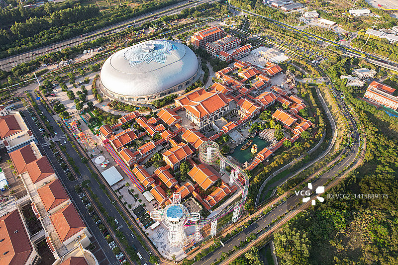 航拍厦门集美老院子景区图片素材