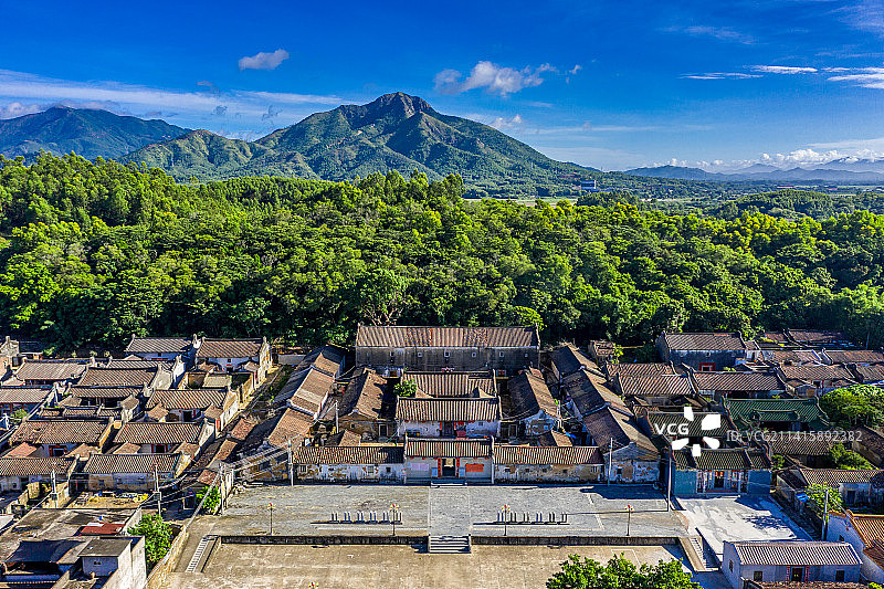 广东省汕尾市陆丰市大楼村古建筑图片素材