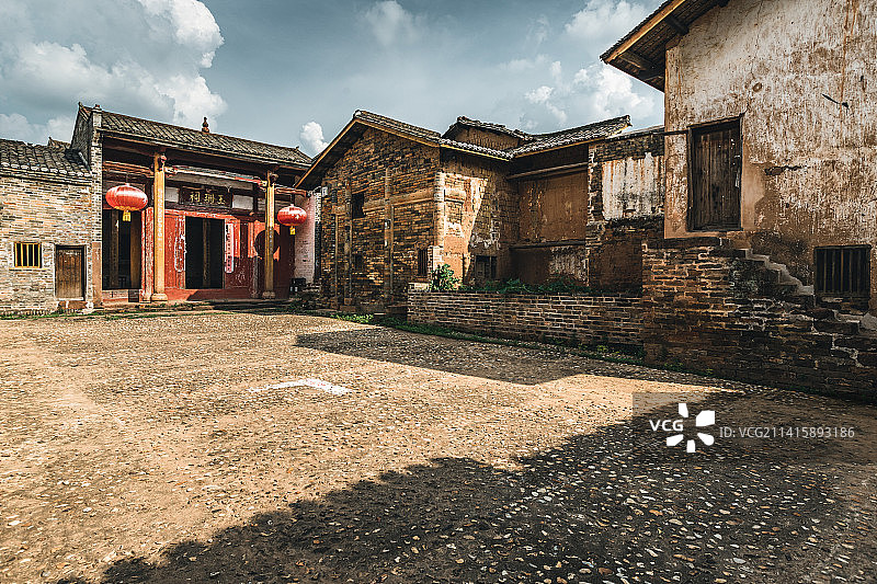 广东省韶关市南雄市新田村古建筑图片素材