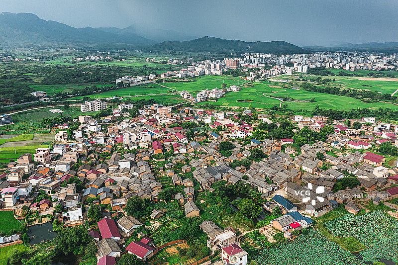 广东省韶关市南雄市新田村古建筑图片素材