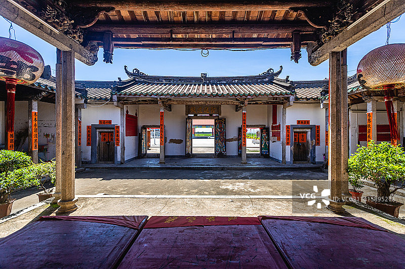 广东汕尾陆丰大塘村古建筑图片素材