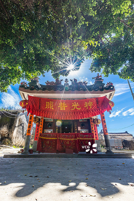 广东汕尾陆丰大塘村古建筑图片素材