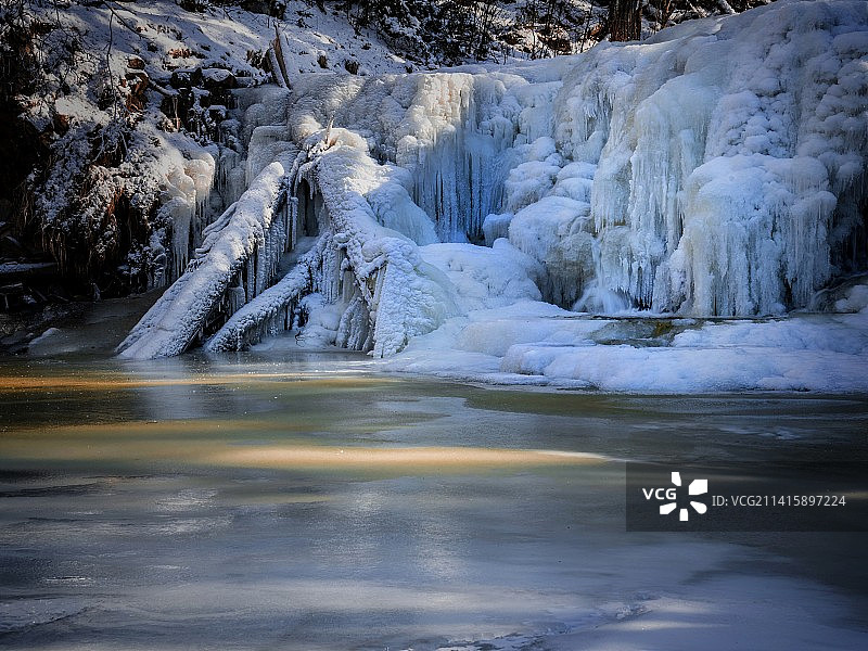 冰瀑图片素材