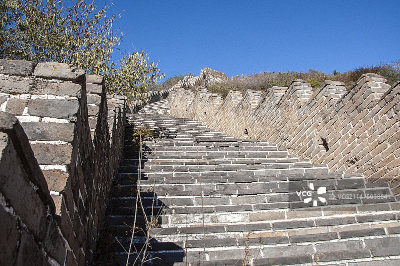 响水湖长城图片素材