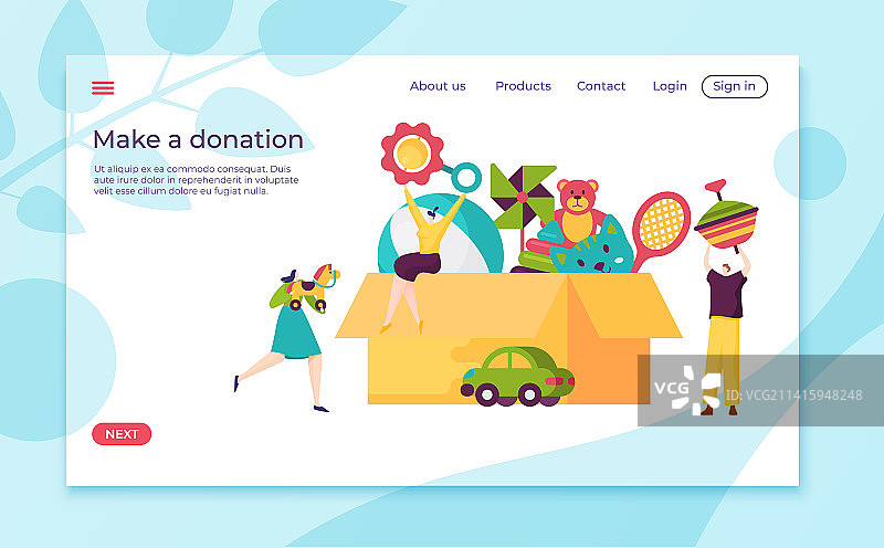 捐赠关爱儿童互联网网站图片素材