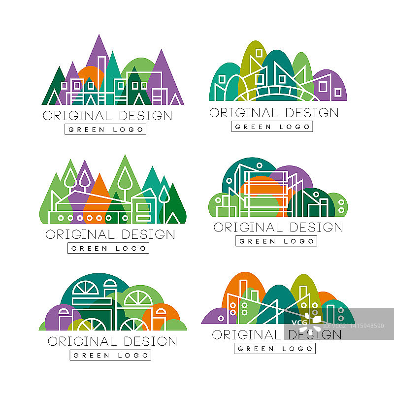 绿色Logo模板设计合集图片素材