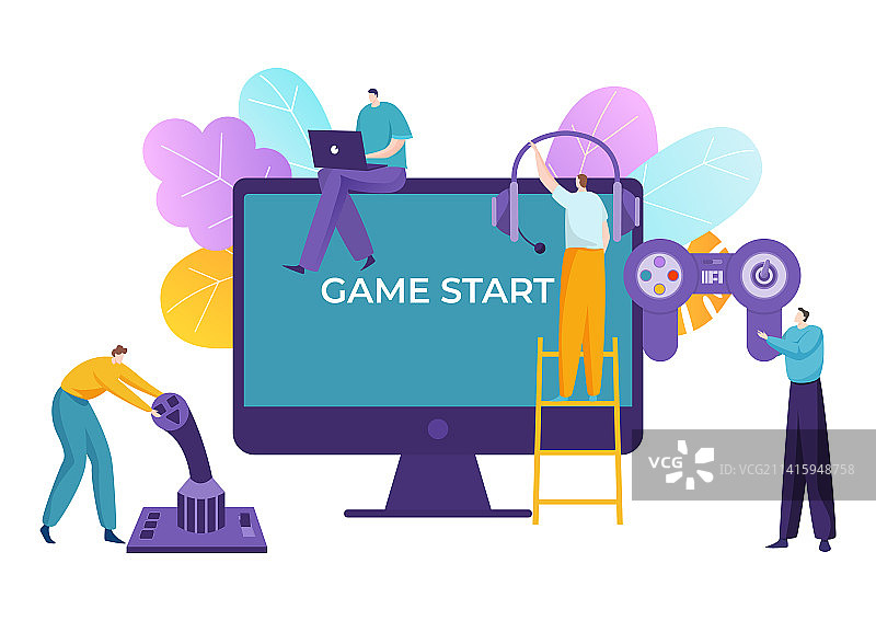 现代科技数码娱乐设备图片素材