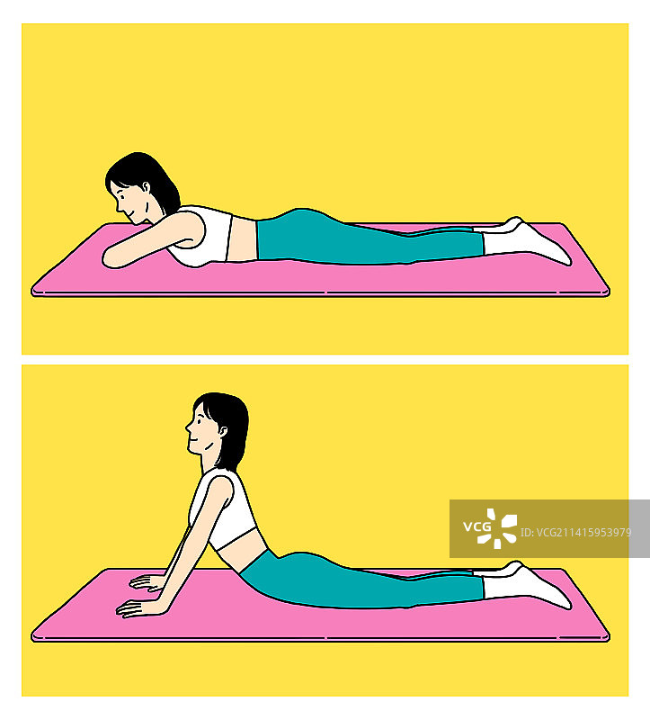 腰椎间盘突出症预防保健姿势运动图片素材