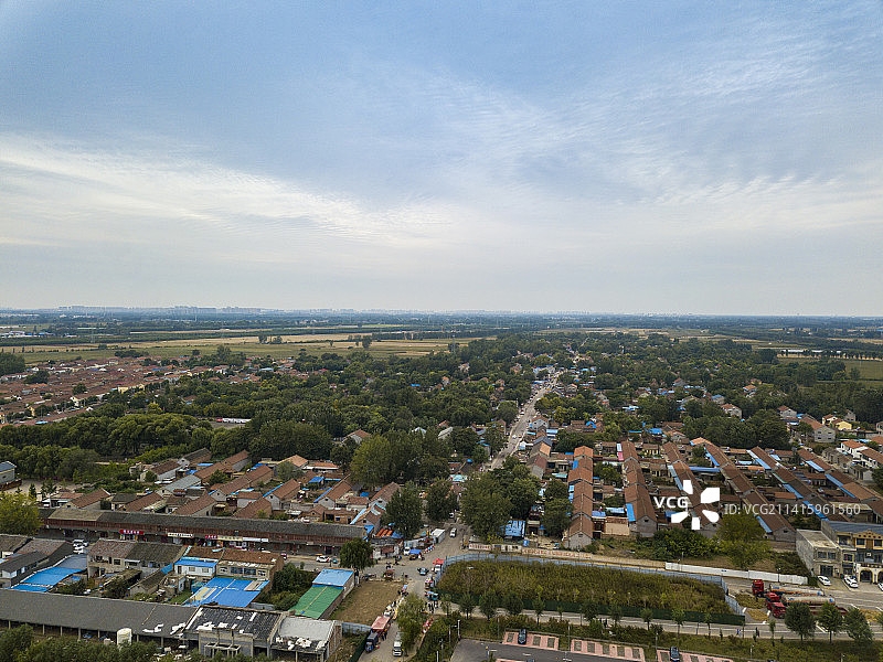 河南省濮阳市清丰县单拐村秋天户外风光图片素材