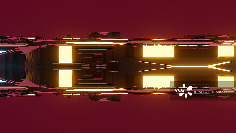 三维几何空间场景图片素材