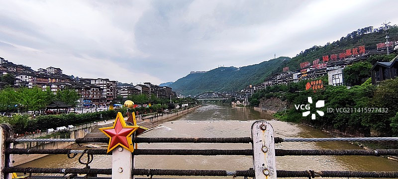 茅台镇赤水河图片素材