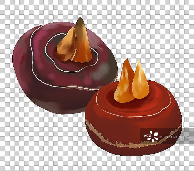 特色蔬菜荸荠熟食食物食材元素插画图片素材