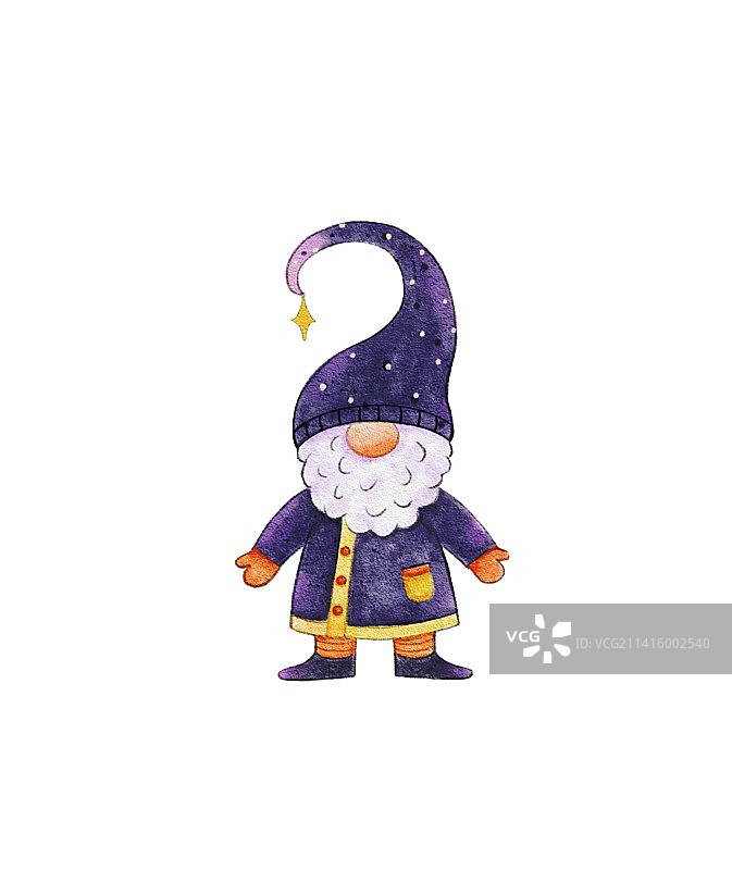 紫色圣诞老人图片素材