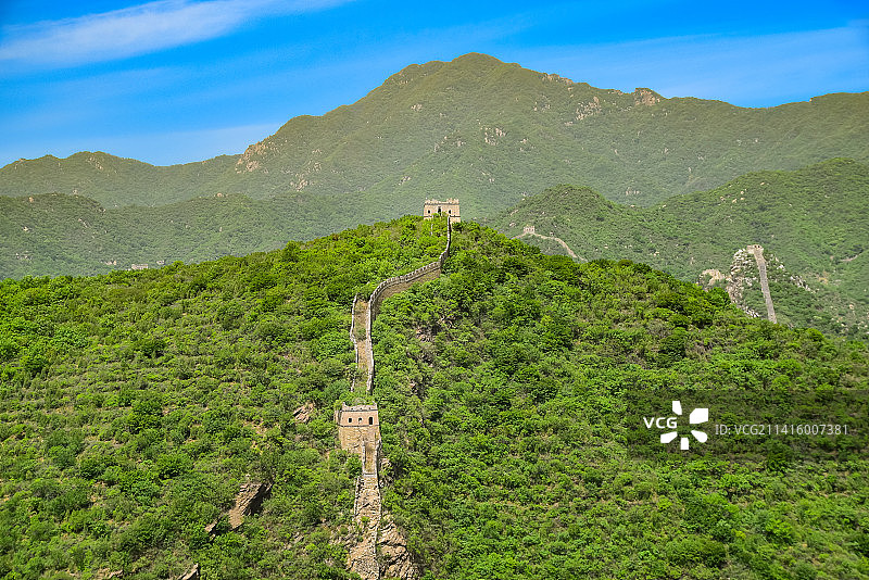 北京怀柔旺泉峪明长城图片素材