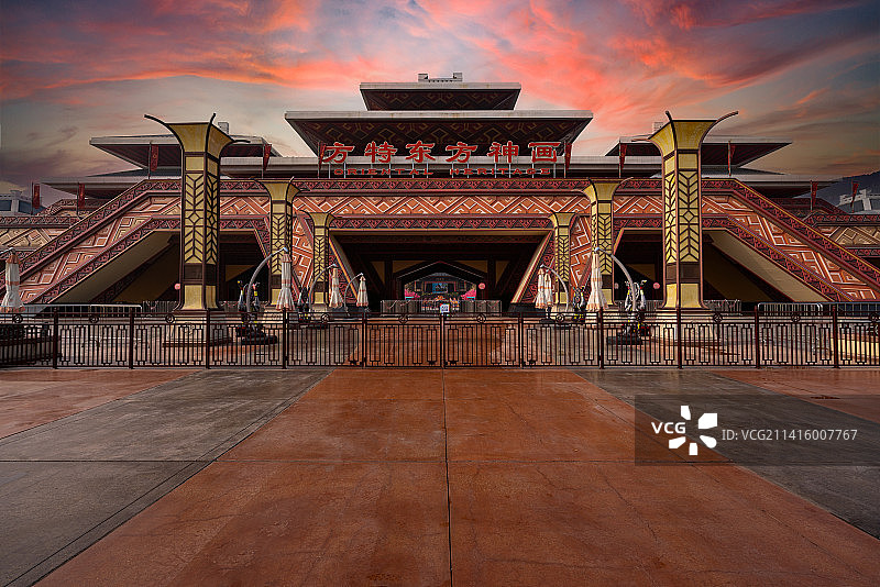 湖北荆州方特东方神画图片素材