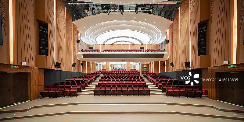室内千人礼堂歌剧院建筑室内空间图片素材