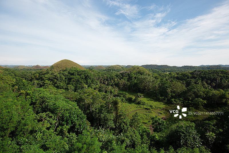 菲律宾薄荷岛巧克力山图片素材