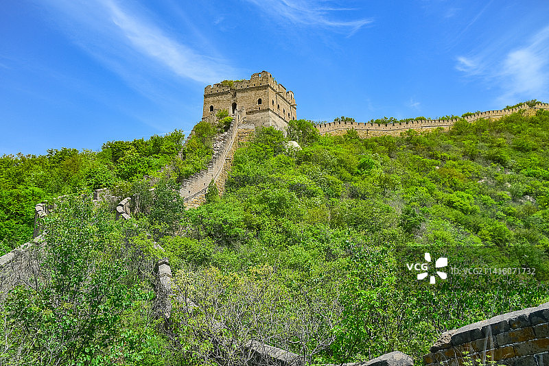 北京怀柔擦石口明长城图片素材