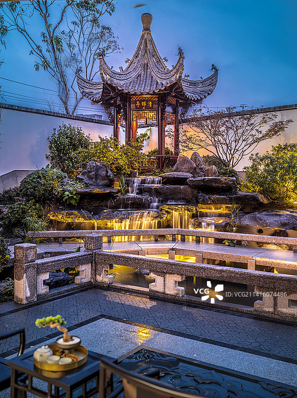 中式园林图片素材