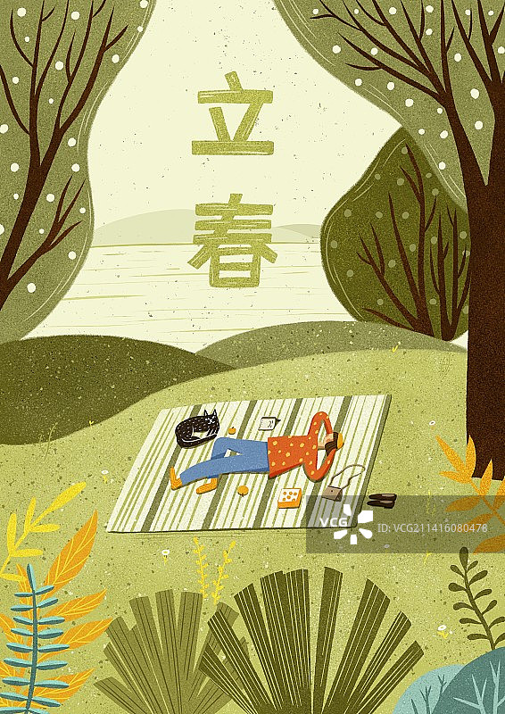 中国二十四节气立春图片素材