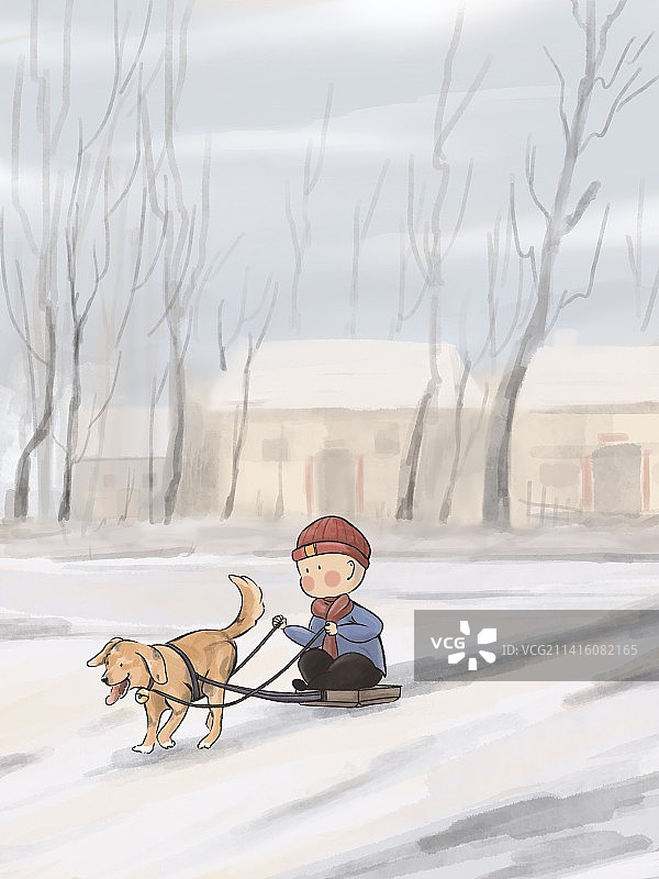 小寒滑雪图片素材