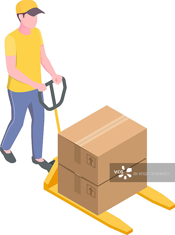 配送物流仓库构成图片素材