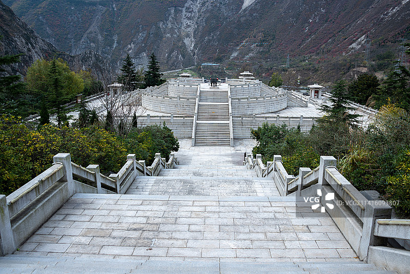 汶川绵虒大禹祭坛图片素材