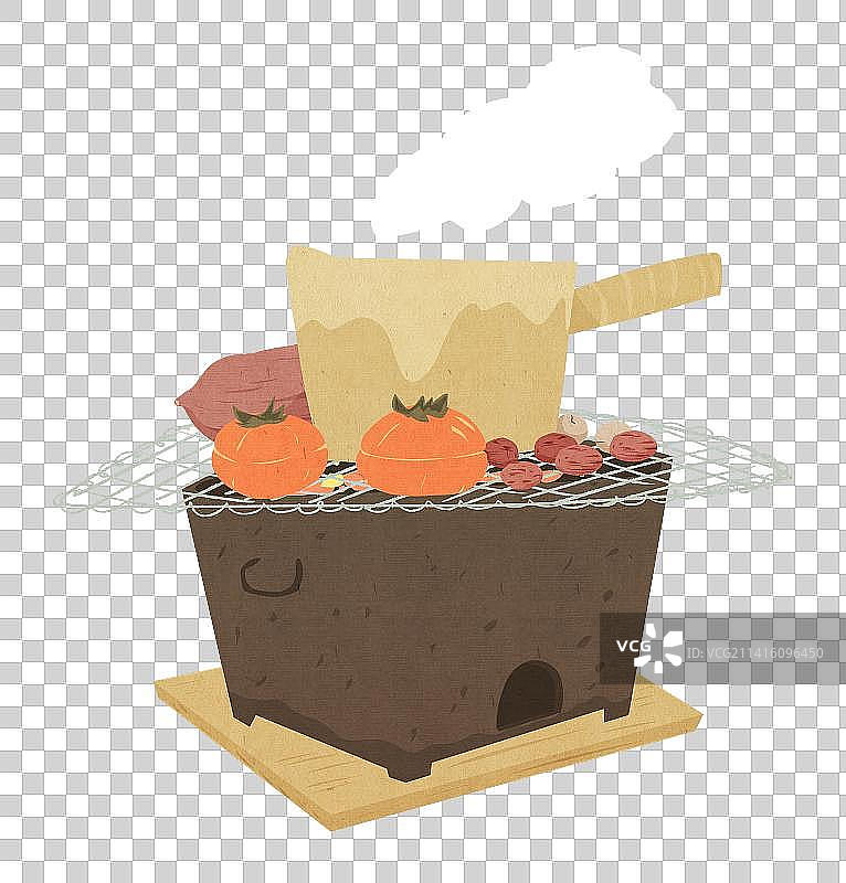 围炉煮茶小吃美食元素图片素材