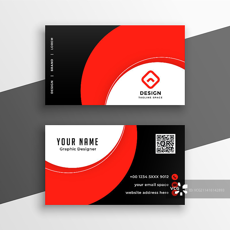 现代专业商务名片设计图片素材