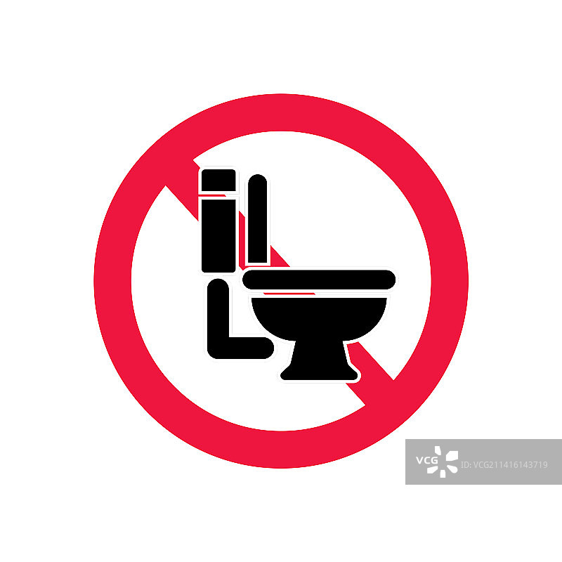 禁止使用洗手间标志图片素材