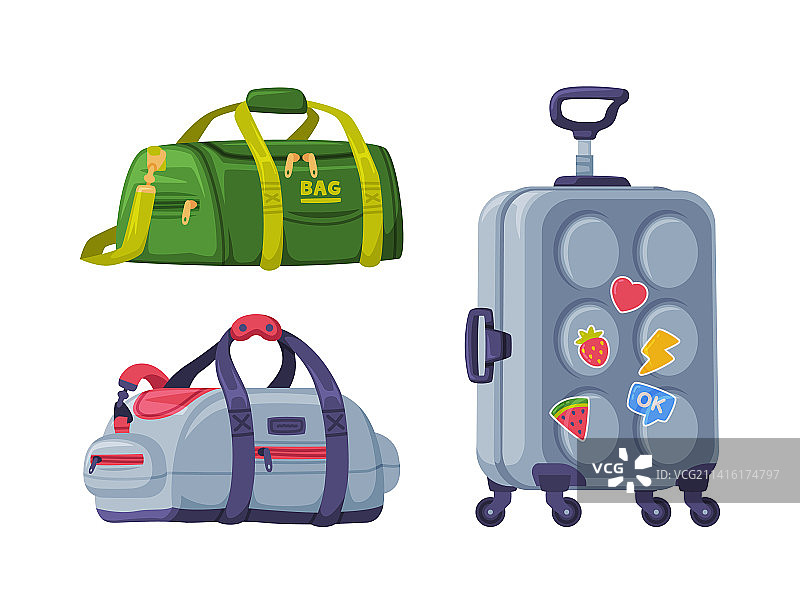 带轮子和提手的旅行箱图片素材