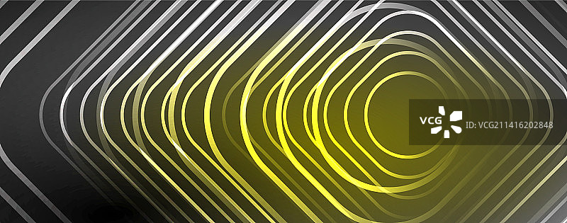 霓虹灯发光的科技线高科技未来图片素材