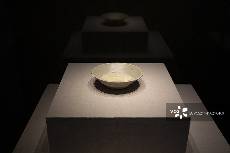 青白釉碗，瓷器，南宋，国家博物馆图片素材